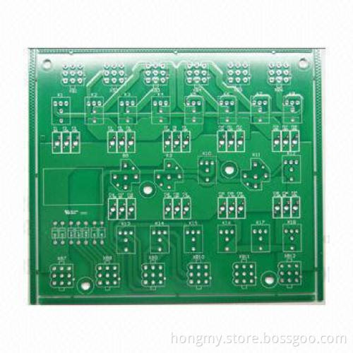 2.4mm HASL FR-4 Double-sided PCB Board, 1oz Copper Thickness and 0.35mm Hole Diameter